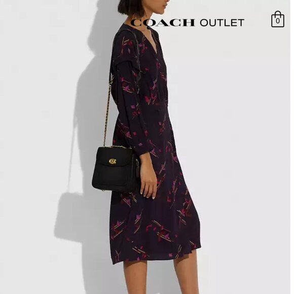 Coach Madison Convertible Backpack 18 in Black Leather - Picture 10 of 13